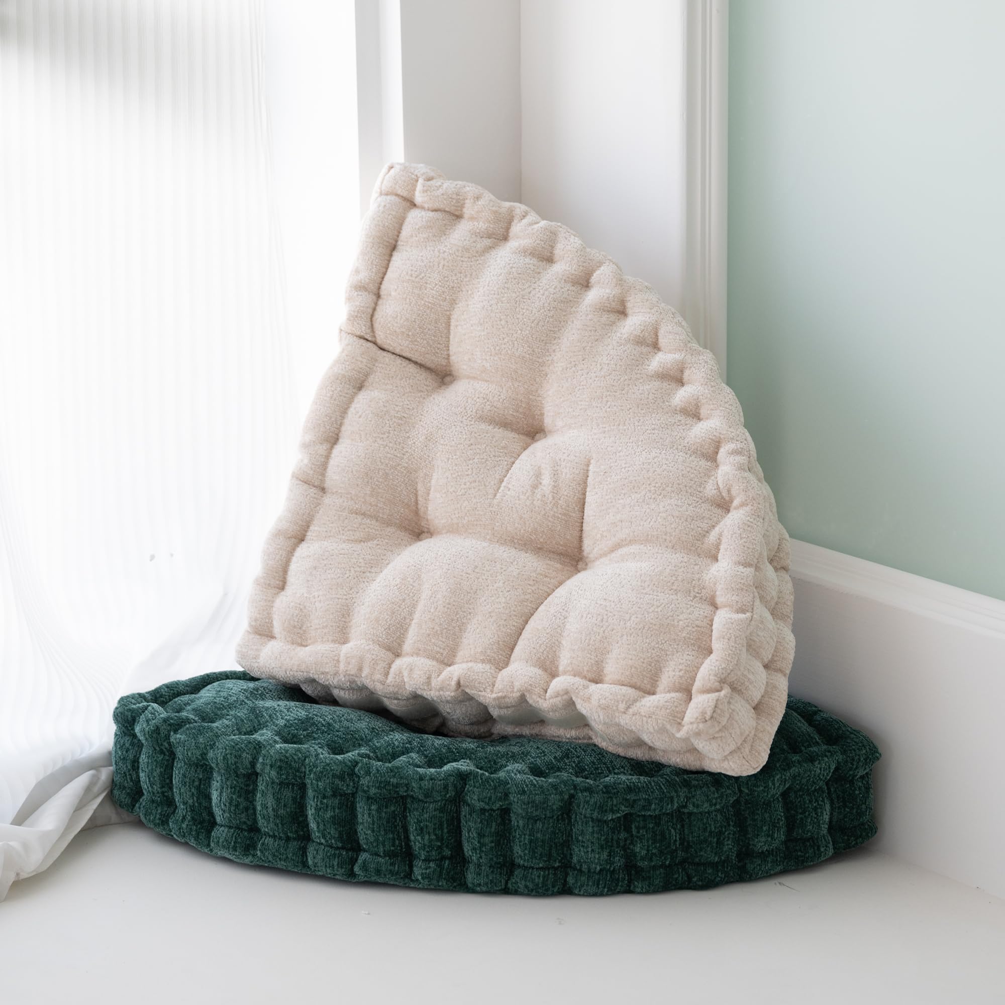 Amazon.com: TEXSTEAD Fan-Shaped Floor Cushion Fan Floor